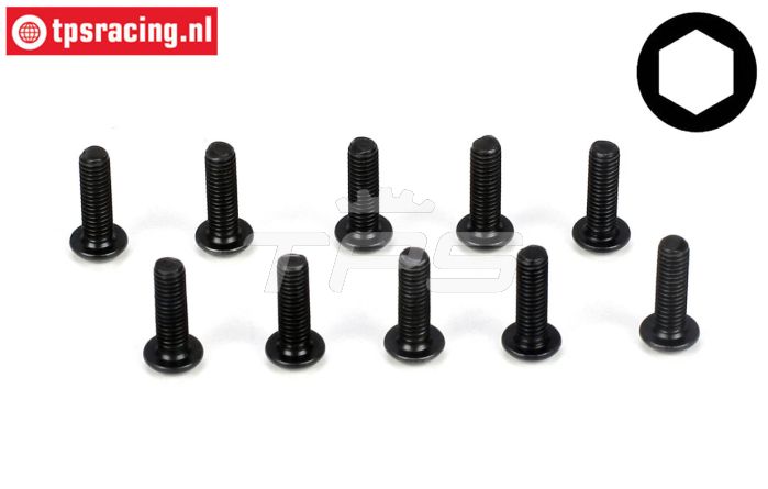 TLR5903 TLR Inbus Bolkop M3-L10 mm, 10 st.