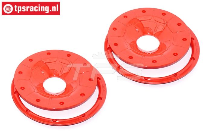 BWS59089/02R Beadlock Disk Rood Ø120 mm, 4 St.