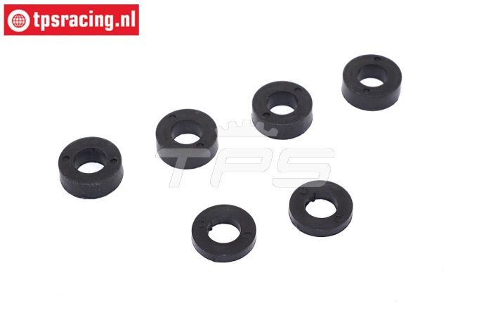 TPS85422 Kunststof afstand ringen, 6 st.