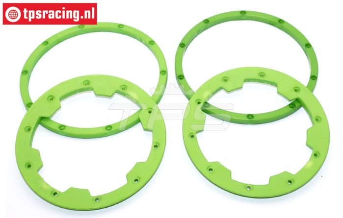 TPS5030/GR HD Nylon Beadlock Groen Ø120 mm, 4 st.