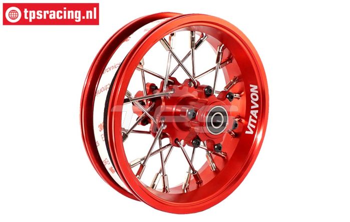 VITASRR-RD VITAVON Promoto Spaak velg achter Rood, 1 st.