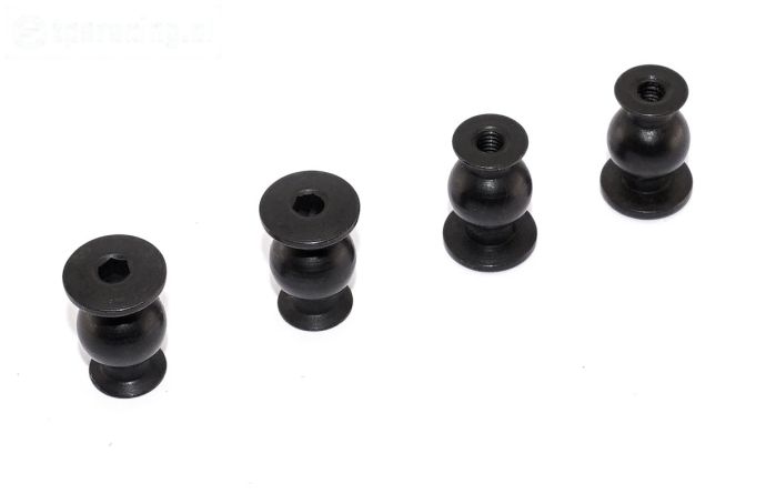 ARA330554 ARRMA Stalen kogel M3/Ø8-H12 mm, 4 st.