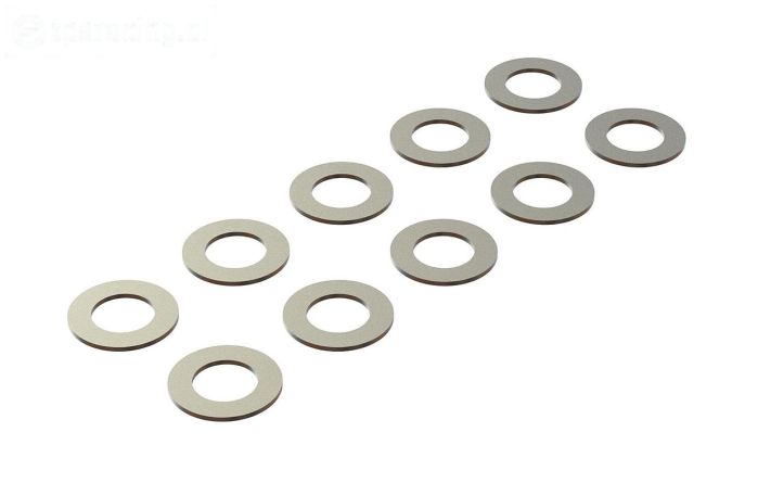ARA709063 ARRMA Pas ring Ø4,1-Ø7,4-D0,35 mm, 10 st.