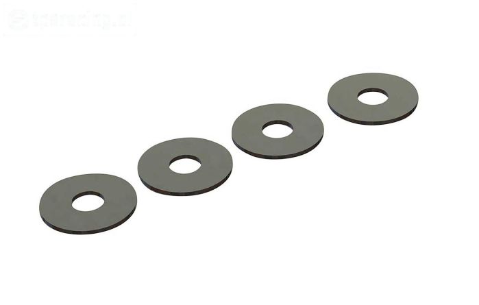 ar709051 ARRMA Pas ring Ø3,4-Ø10-D0,5 mm, 4 st.