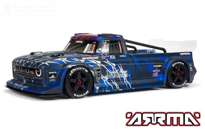 ARA7615V2T1 ARRMA INFRACTION 6S BLX-V2 Blauw