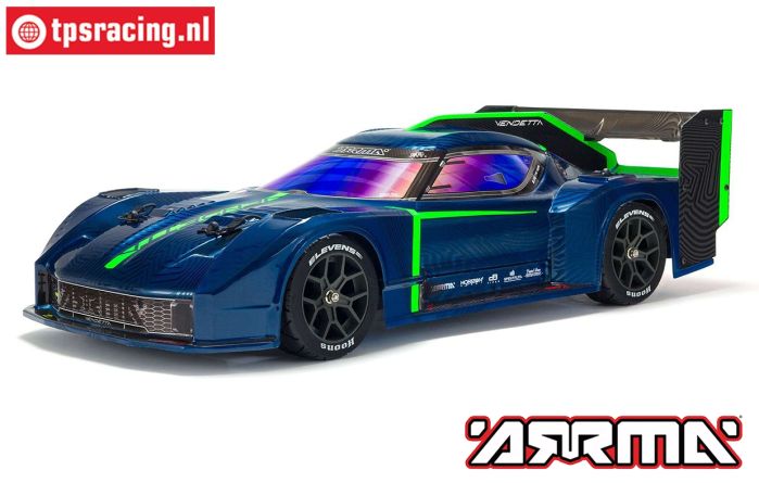 ARA4319V3BT2 VENDETTA 4X4 3S BLX Speed Bash Racer RTR, Bl.