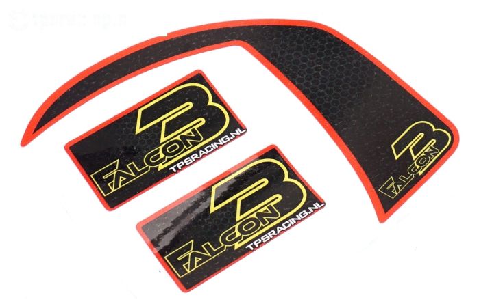 TPS2023/10 Falcon3 motor stickers liggend, 1 st