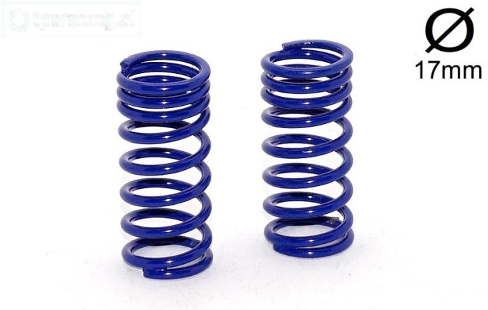 FG10194 Progr. Schokd. veer blauw Ø17-Ø2,5-L48, 2 St.
