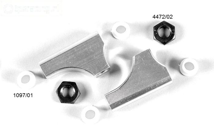 FG1074/05 Aluminium Draagarm achter boven kort, set
