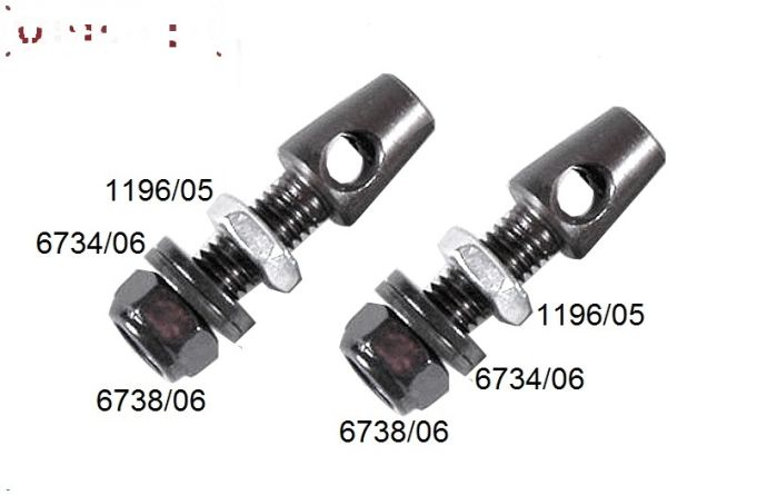 FG1196/03 Stabilisator houder, M6-Ø5,0 mm, Set