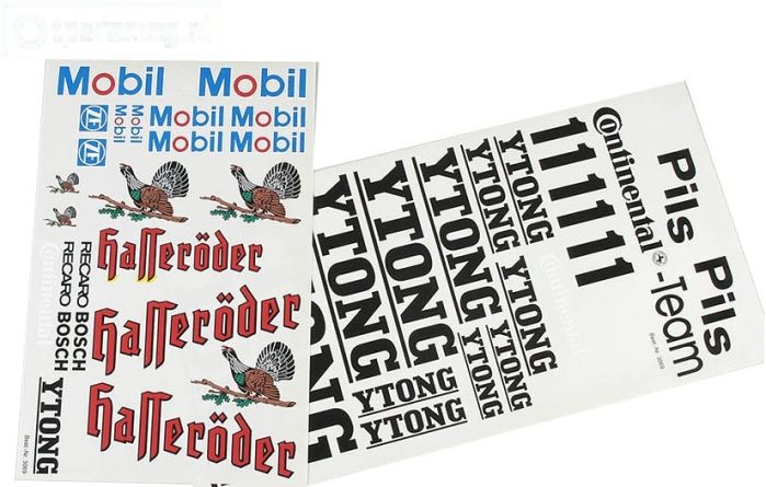 FG3069 Team Stickers Atego Truck, Set
