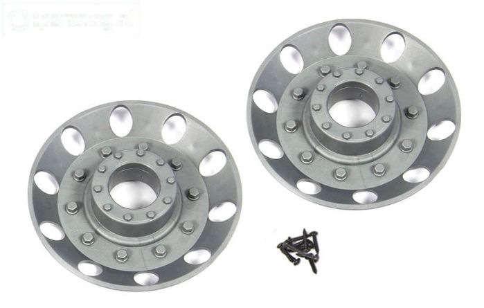 FG3109 1/6 Wieldoppen achter Zilver, 2 St.