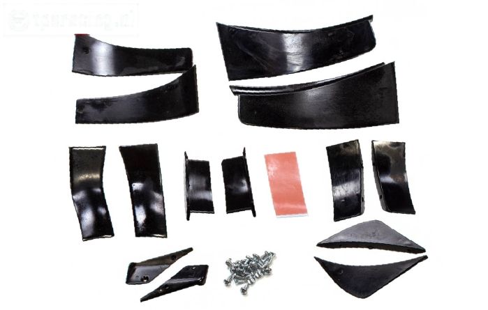 FG4154 Windgeleide platen Audi A4 DTM, Set