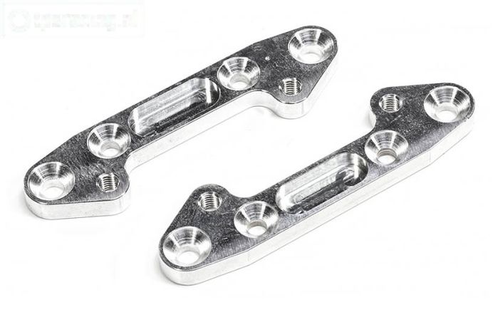 FG4478/02 Aluminium Achter as houders H6 mm, Set