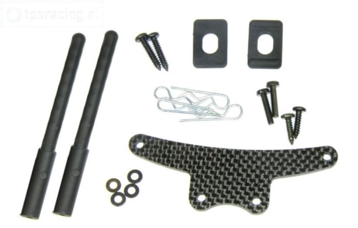 FG4483 Tuning Kap steun koolstof voor 1/5, Set