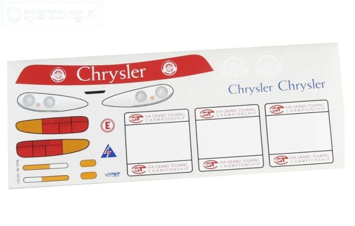 FG5070/01 Stickers FG Chrysler Viper Team, Set