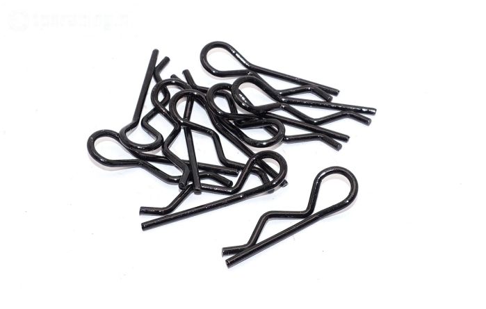 TPS6013/10 TPS Kap Clips zwart, 10 St.