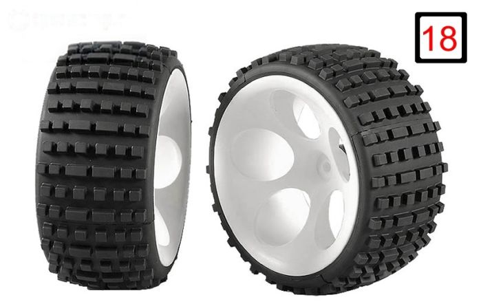 FG60209/05 Buggy banden S Ø180-B80 mm, 2 st.