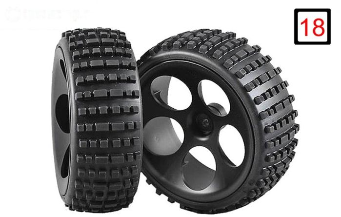 FG60215/06 Buggy banden M gelijmd Ø180-B60 mm, 2 st.