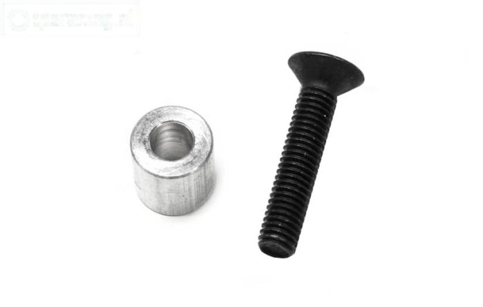 FG6024/02 Aluminium afstand bus H10 mm, Set