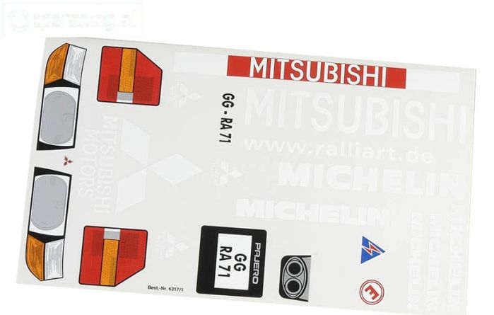 FG6217/01 Stickers, Pajero Buggy, Set