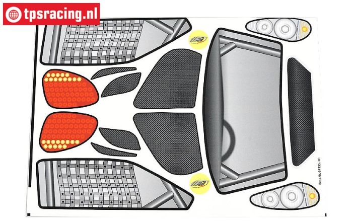 FG64155/01 Stickers TR4 Truggy, Set