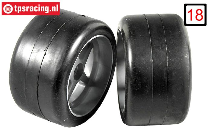 FG6419/09 1/6 Slicks S1 Gelijmd Ø145-B80 mm, 2 st.