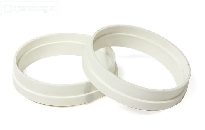 FG6436 1/6 Velg verbreding Wit Ø120-B27 mm, 2 St.