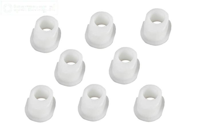 FG6496/04 Teflon lagerbus met rand, 8 St.