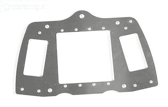 FG66240 Alu-Radioplaat 4WD, 1 st.