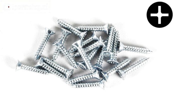 FG6710/25 Parker-Kruiskop verzonken Ø2,9-L25 mm, 20 St.