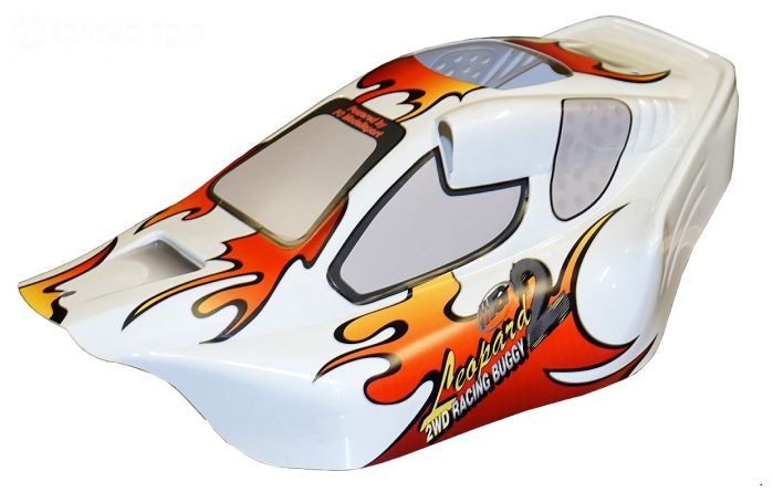 FG67100/02 Leopard Sports-Line kap Wit, 1 st.
