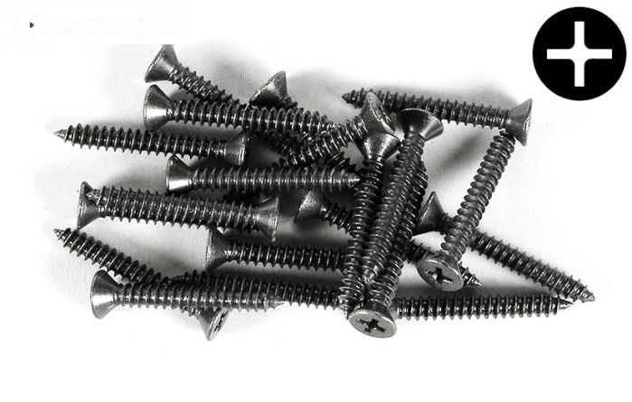 FG6712/25 Parker-Kruiskop verzonken Ø4,2-L25 mm, 20 St.