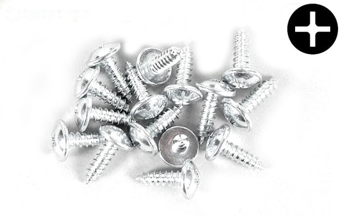 FG6715/09 Kruis flens bol kop Ø2,9-L9,5 mm, 15 St.