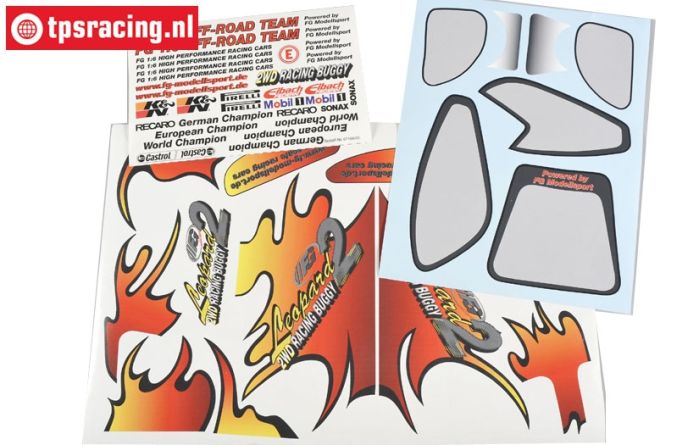FG67166 Stickers Leopard 2WD RTR, Set