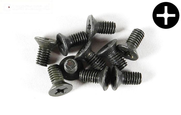 FG6718/08 Kruiskop verzonken M4-L8 mm, 10 St.