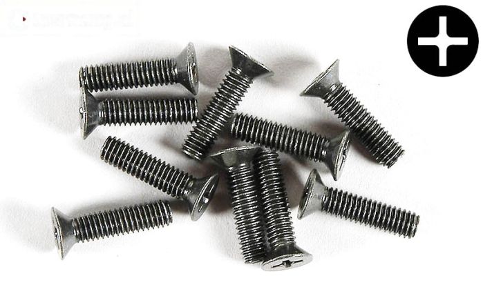 FG6718/14 Kruiskop verzonken M4-L14 mm, 10 St.