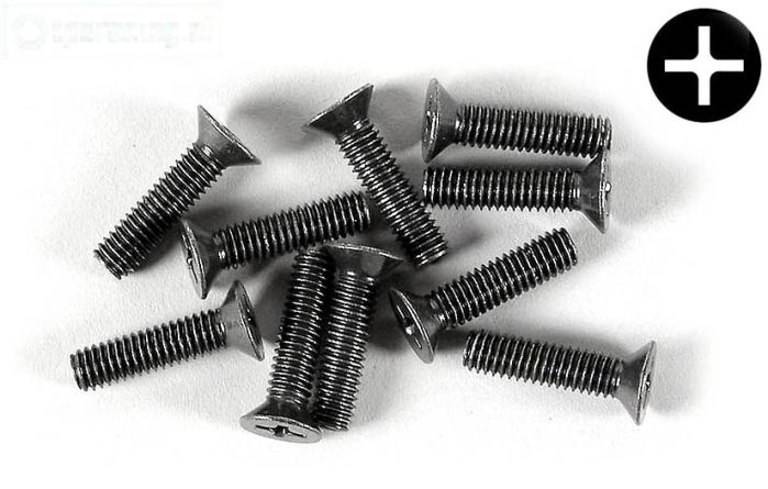 FG6718/16 Kruiskop verzonken M4-L16 mm, 10 St.