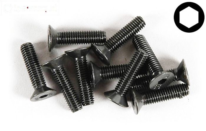 FG6720/25 Inbus verzonken kop M4-L25 mm, 10 St.