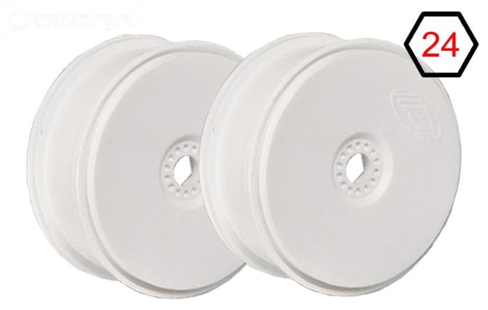 FG67215 1/6 Disk Velgen Ø130-B65 Wit mm, 2 St.