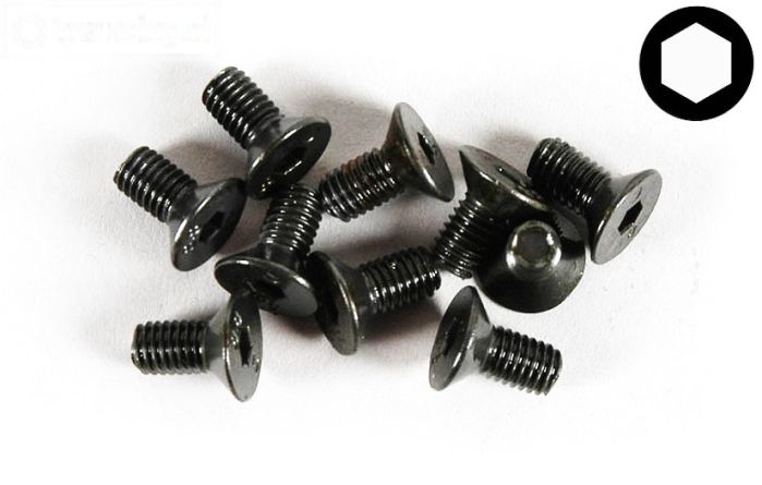 FG6722/10 Inbus verzonken kop M5-L10 mm, 10 St.