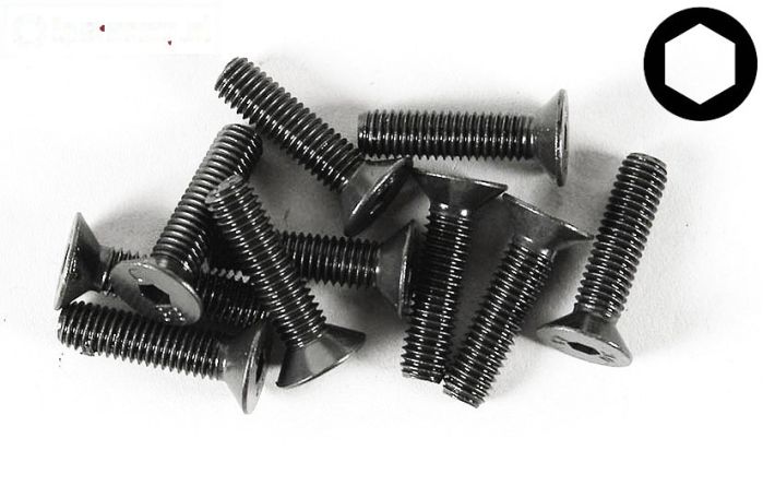 FG6722/25 Inbus verzonken kop M5-L25 mm, 10 St.