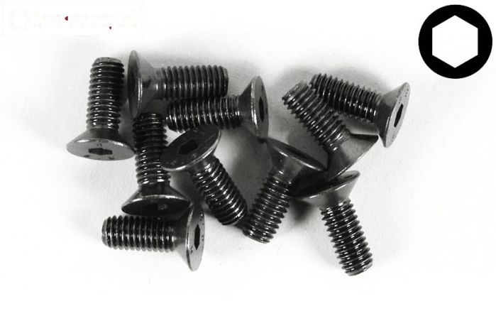 FG6723/16 Inbus verzonken kop M6-L16 mm, 10 St.