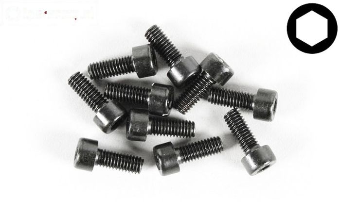FG6725/10 Inbus normale kop M4-L10 mm, 10 St.