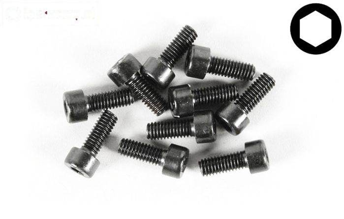 FG6725/12 Inbus normale kop M4-L12 mm, 10 St.