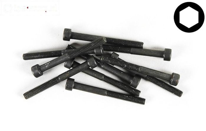 FG6725/40 Inbus normale kop M4-L40 mm, 10 St.