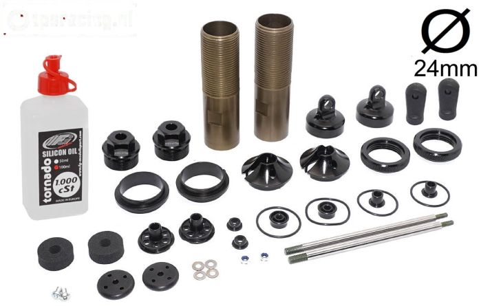 FG67330 Alu-Schokdemper Ø24-L170 mm, set