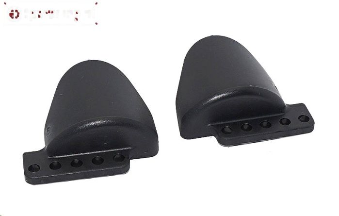 FG67336 Schokdemper bescherming Zwart, 2 st.