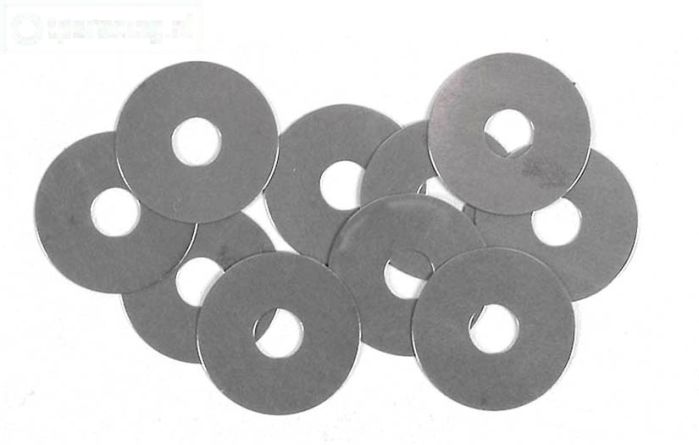 FG6743 Stalen Pas ring Ø5-Ø17-H0,1 mm, 10 St.