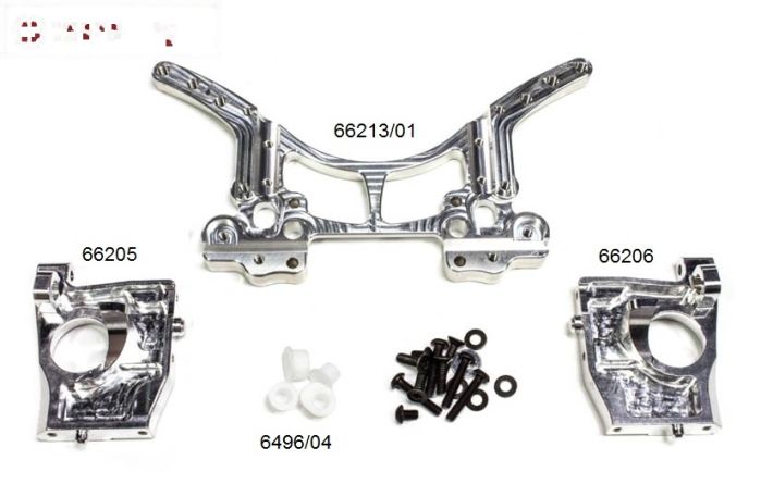 FG68400/01 Alu-Achter as 4WD WB535, set